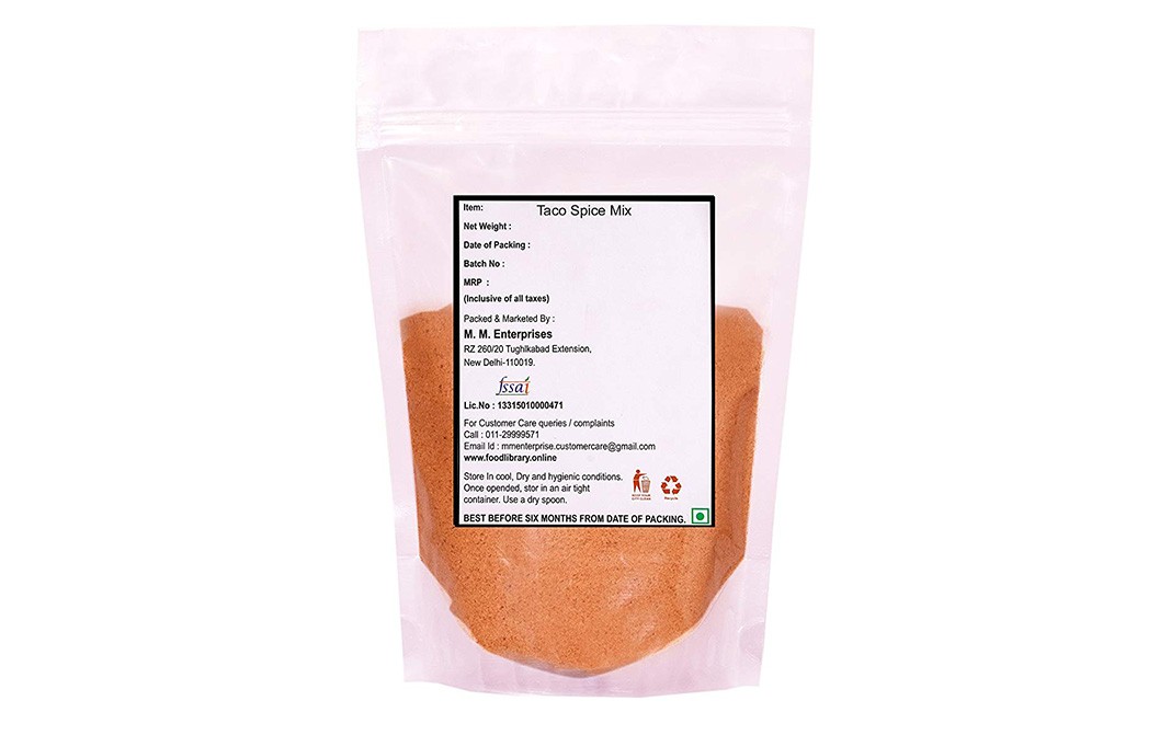 Food Library Taco Spice Mix    Pack  200 grams